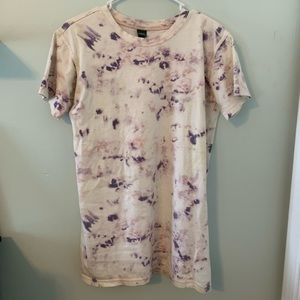 Tie dye tshirt dress